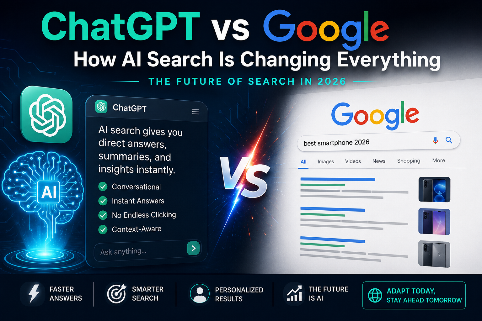 ChatGPT vs Google: Future of AI Search & SEO in 2026